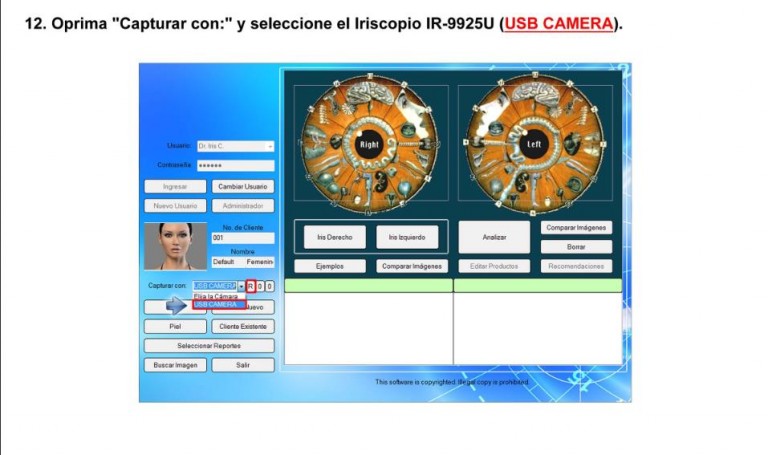 Iriscopio colombia pour windows 7/8/10/11/Mac OS